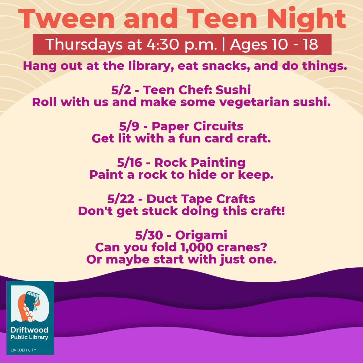 Tween and Teen Night