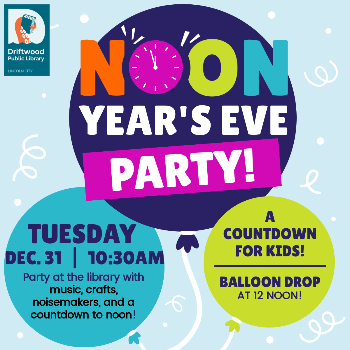 Noon Year's Eve Party