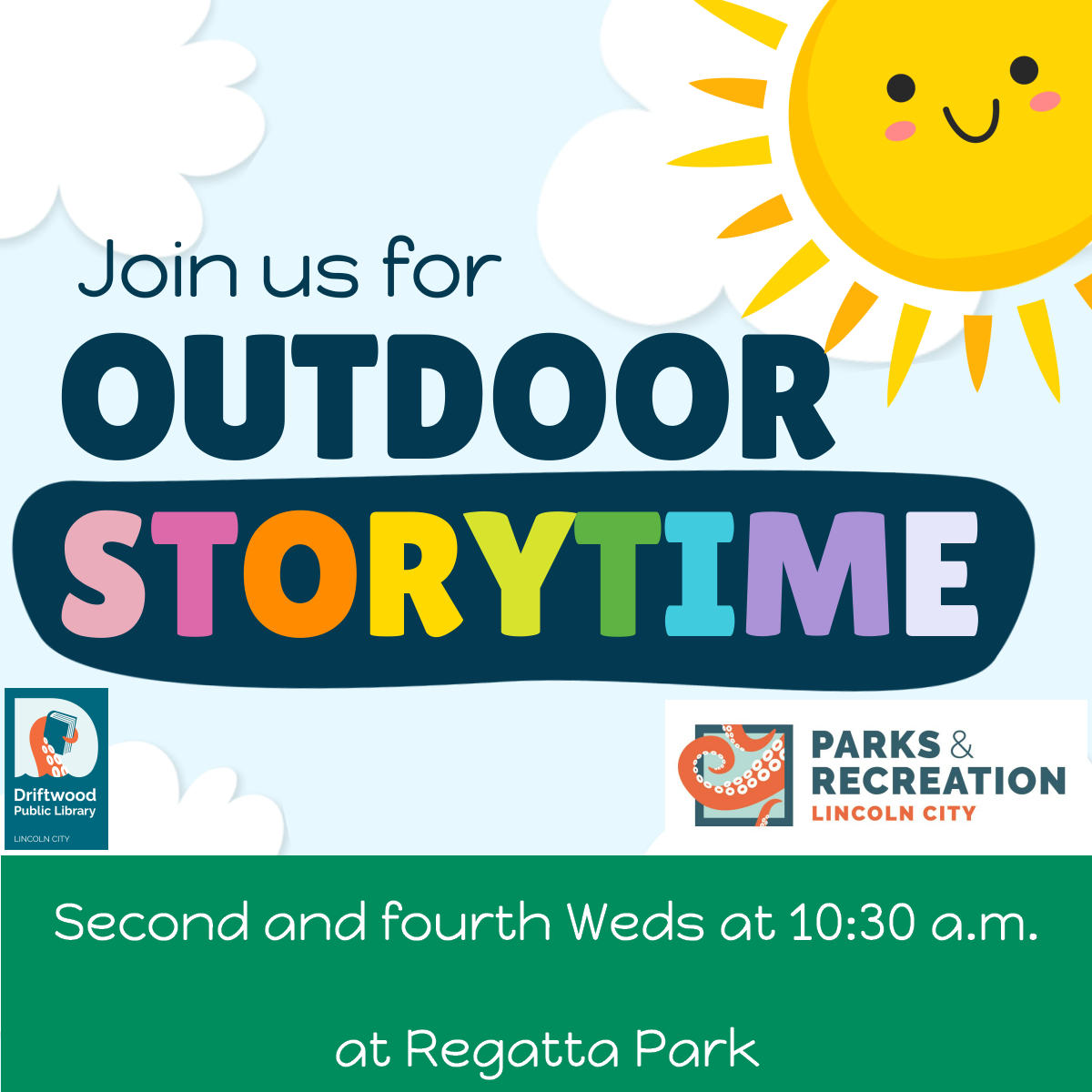 Outdoor storytime.